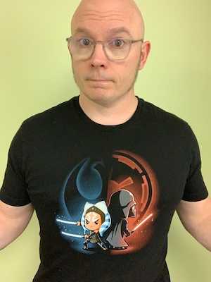 josemonkey wearing a cool t-shirt